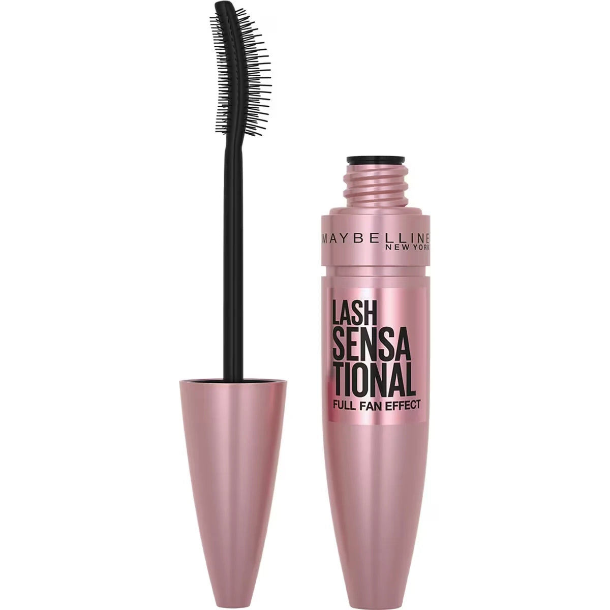 Lash Sensational Washable Mascara, Volumizing, Lengthening, Buildable, Full-Fan Effect, Exclusive Fanning Brush