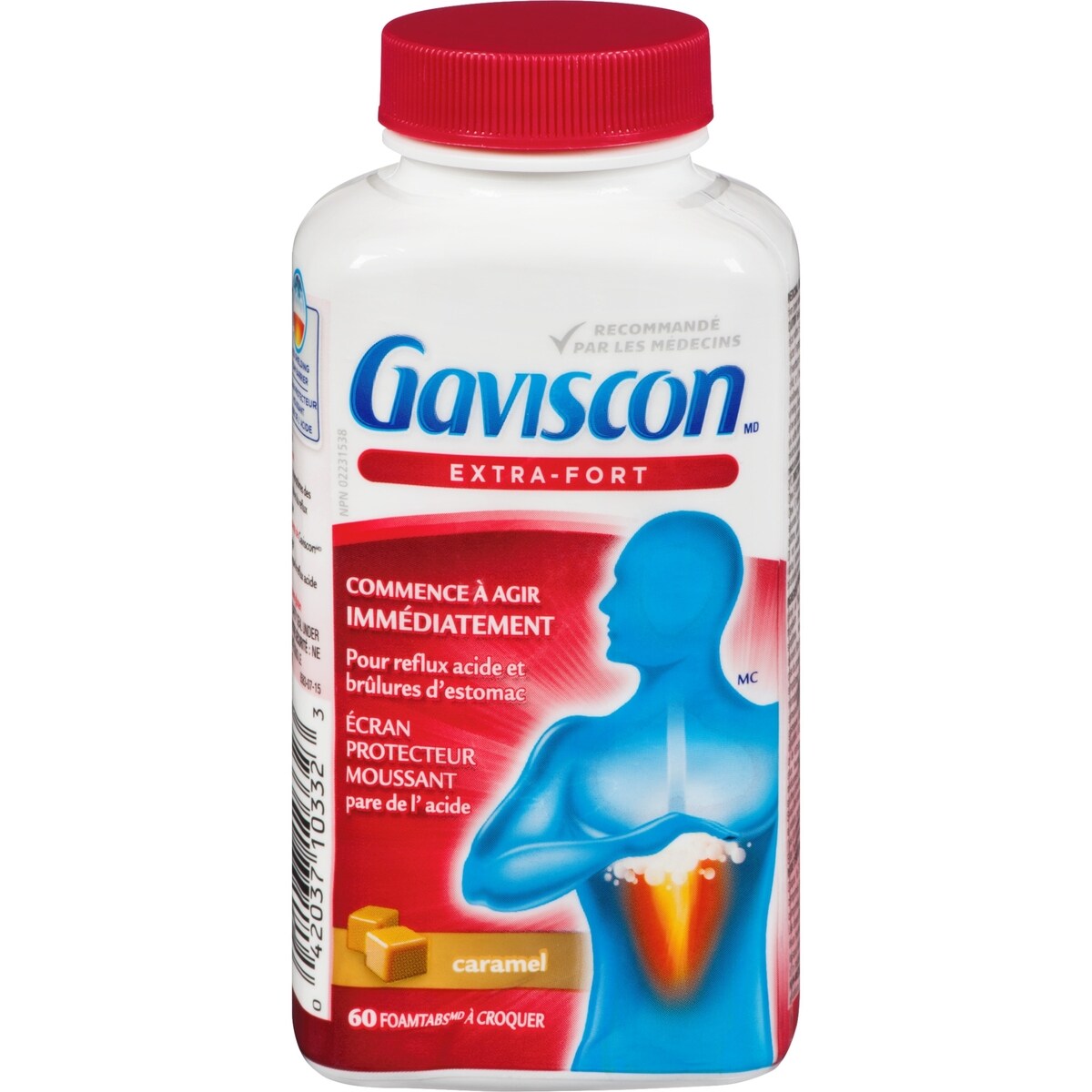 Gavison Extra-Fort Foamtabs À Croquer Caramel