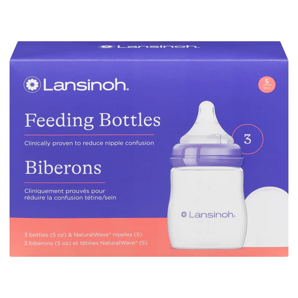 � Feeding Bottles,5Oz + Natural Wave� T�Tines
