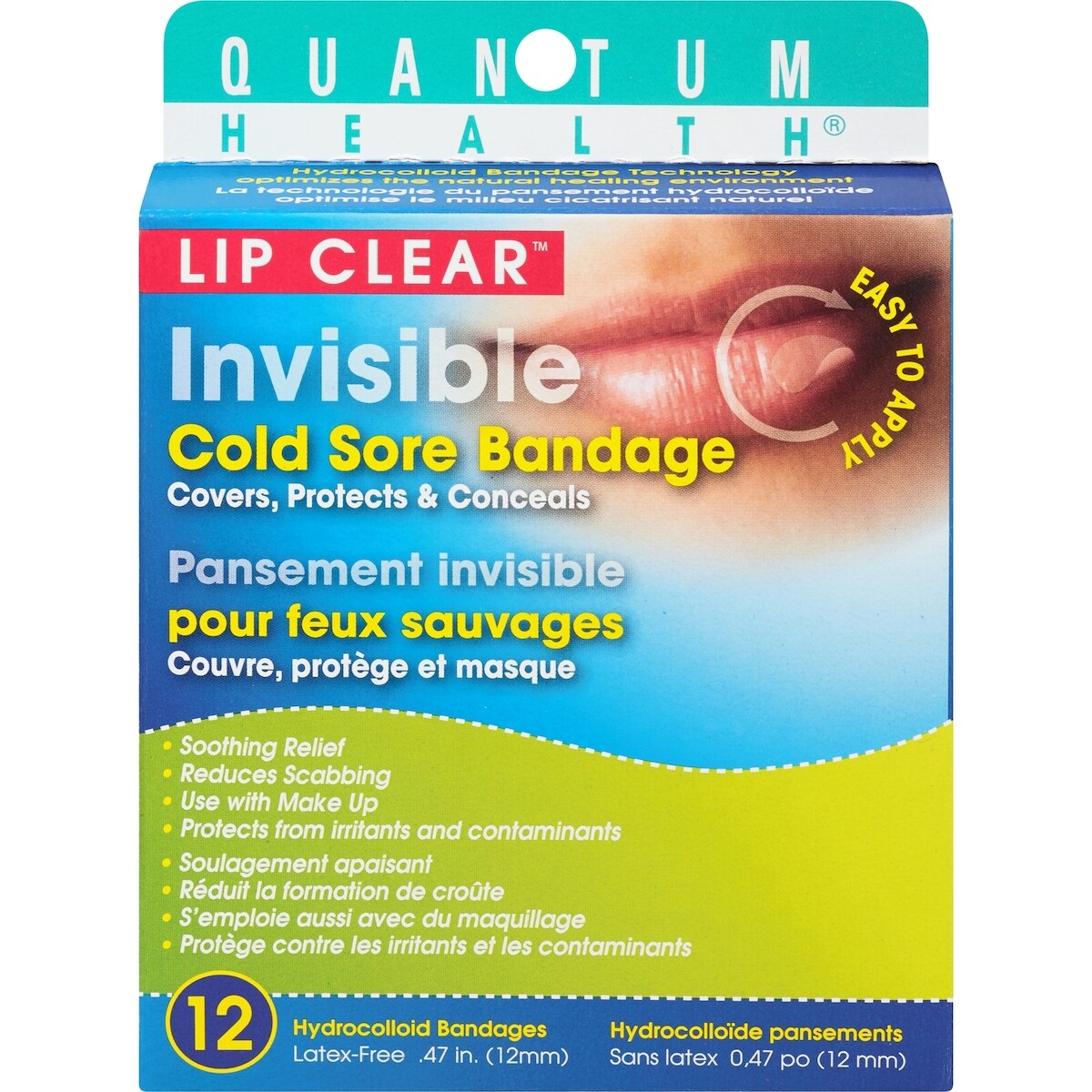 Pansement invisible pour feux sauvages