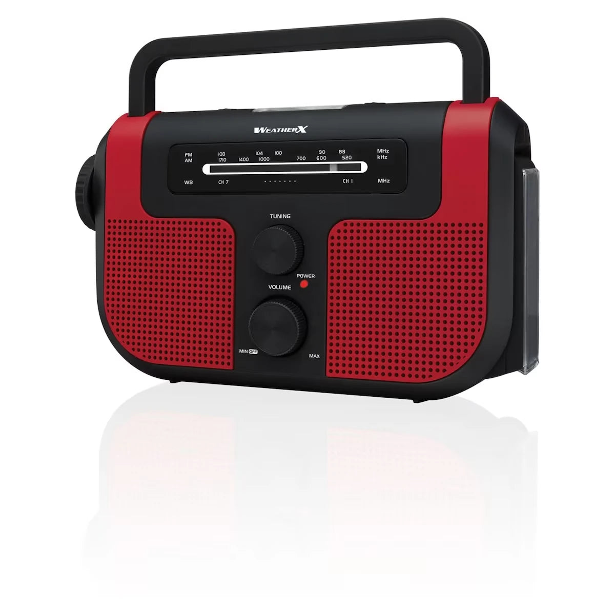 Radio météo AM/FM - Rouge