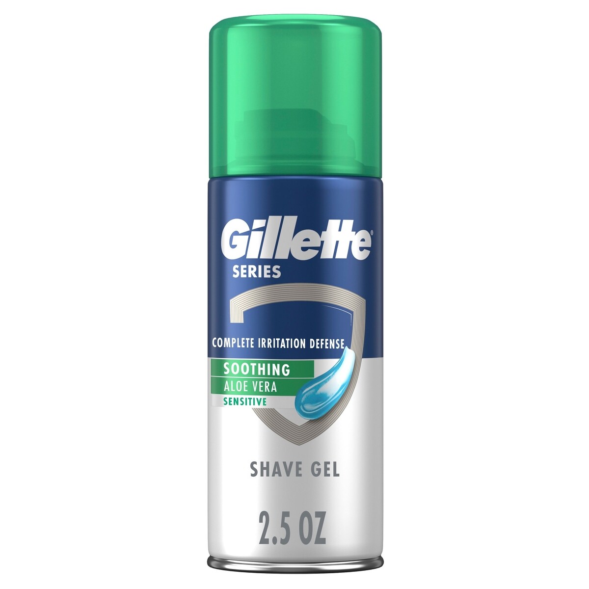 Gel à raser apaisant Series pour hommes avec aloès, 2,5 oz