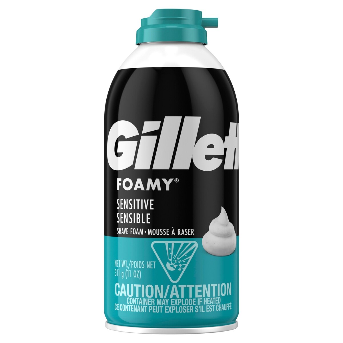 Mousse à raser Gillette Sensible, 311 g