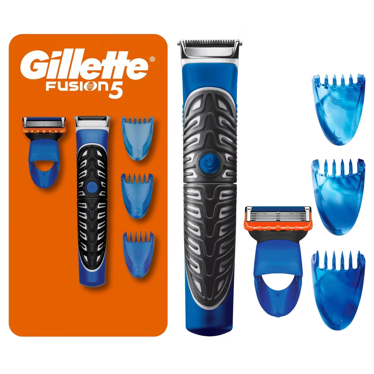 Tondeuse à barbe tout usage Gillette Styler : Tondeuse à barbe, rasoir Fusion et lame de découpe pour hommes