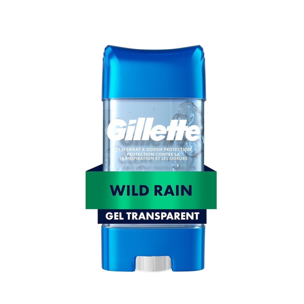 Antisudorifique et désodorisant en gel transparent avec technologie de parfum Xtend, Pluie tropicale