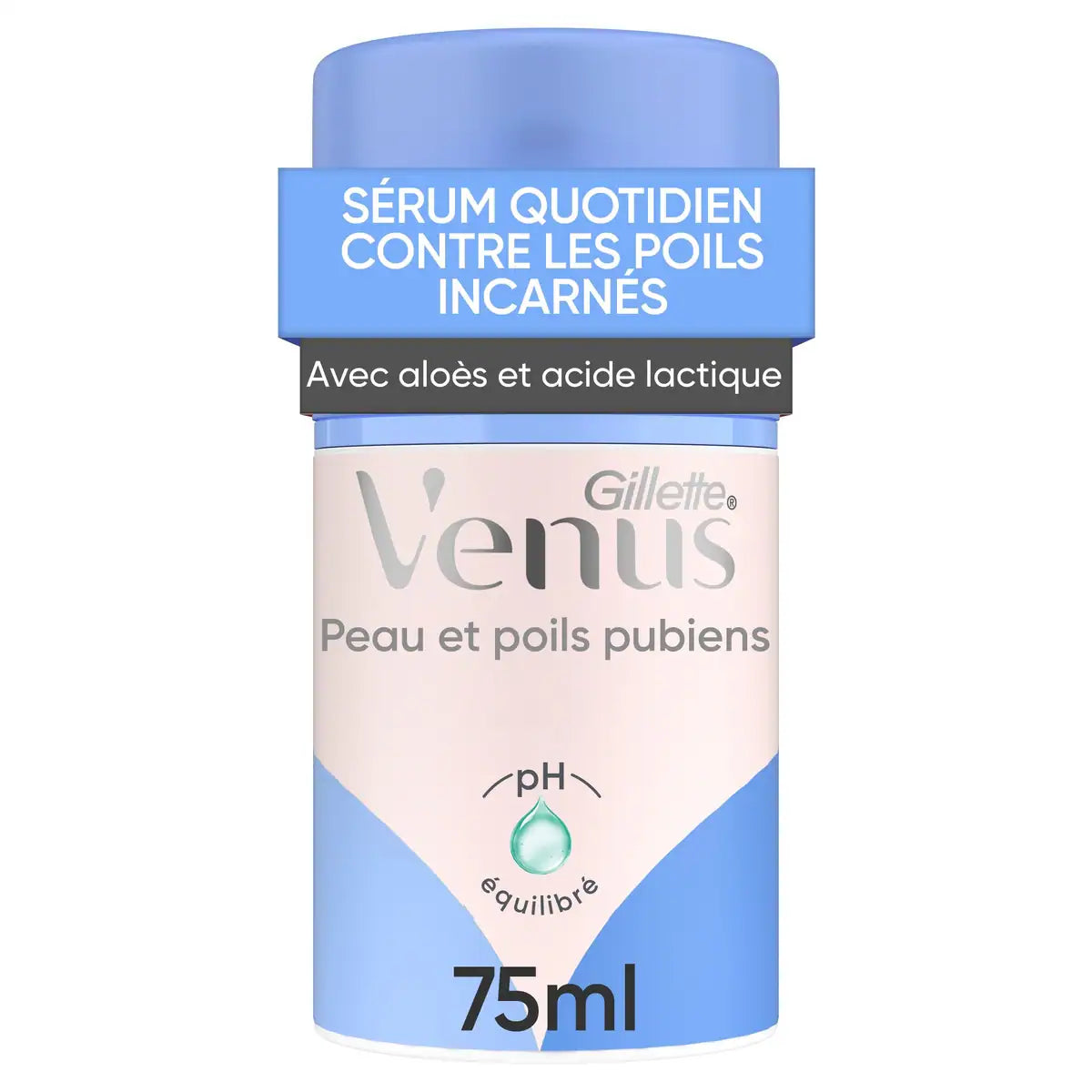 Sérum quotidien contre les poils incarnés pour la peau et les poils pubiens, sérum qui réduit les démangeaisons