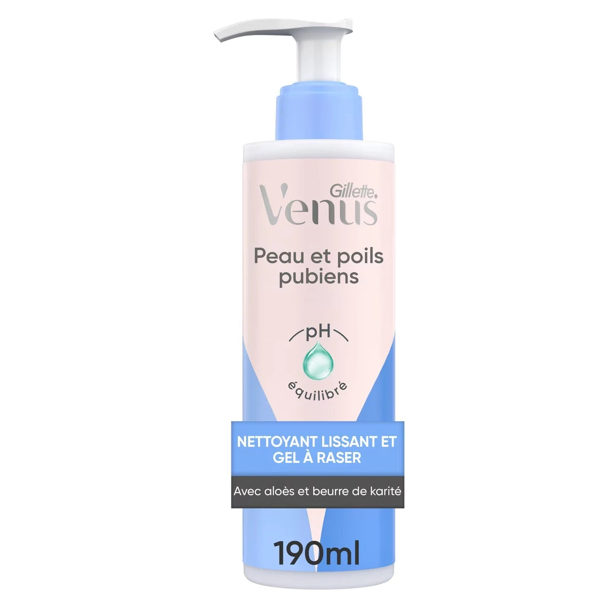 Nettoyant lissant et gel à raser, peau et poils pubiens, gel à raser pour la zone du bikini