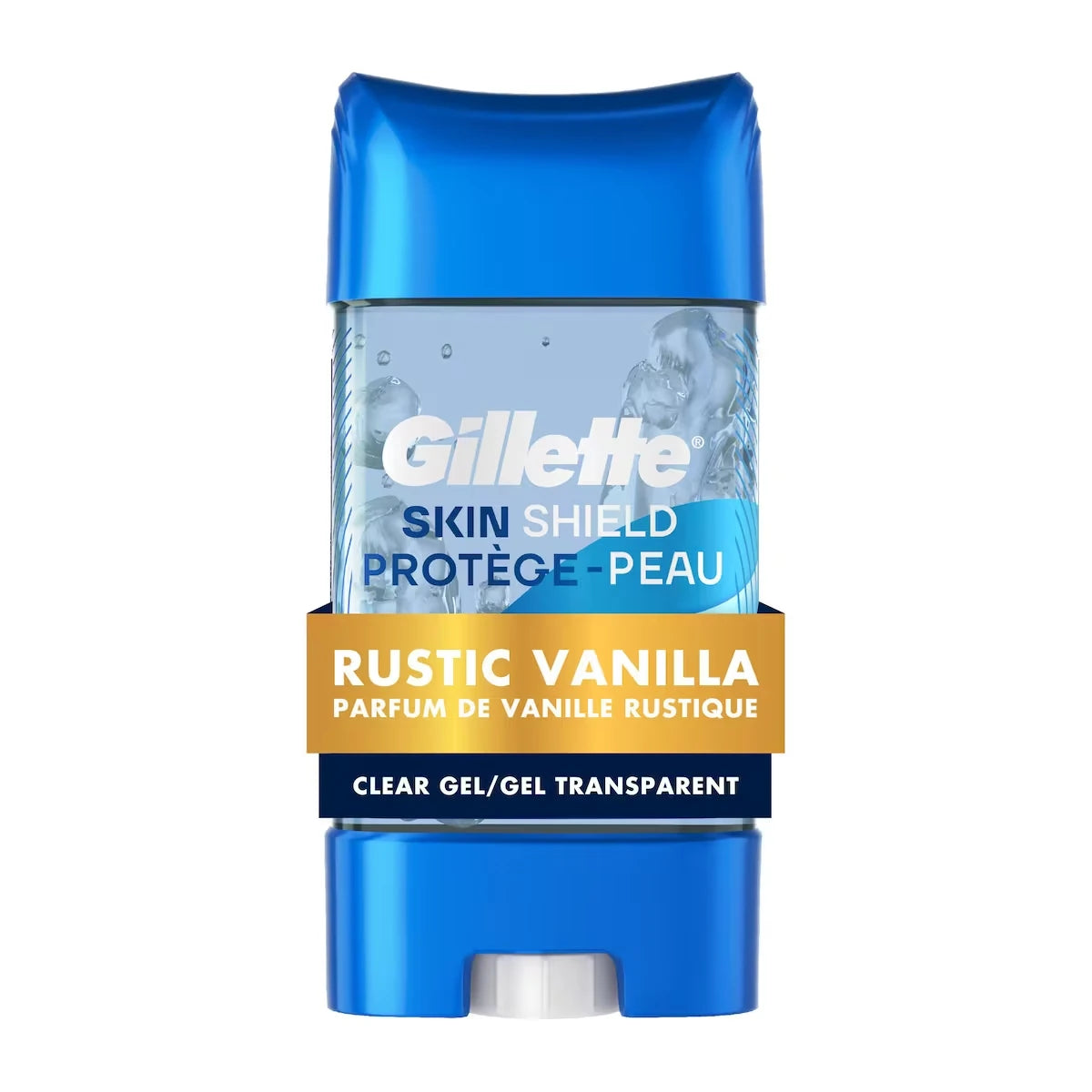 Antisudorifique et désodorisant en gel transparent ProtègePeau pour hommes, parfum Vanille rustique