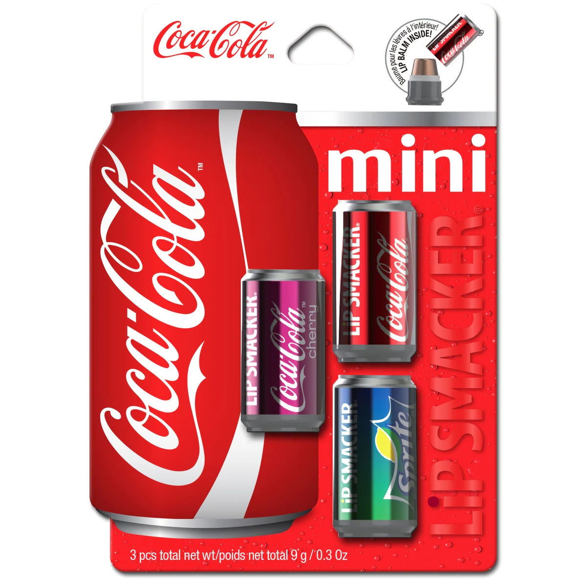Coca-Cola Mini Can Lip Balm Trio