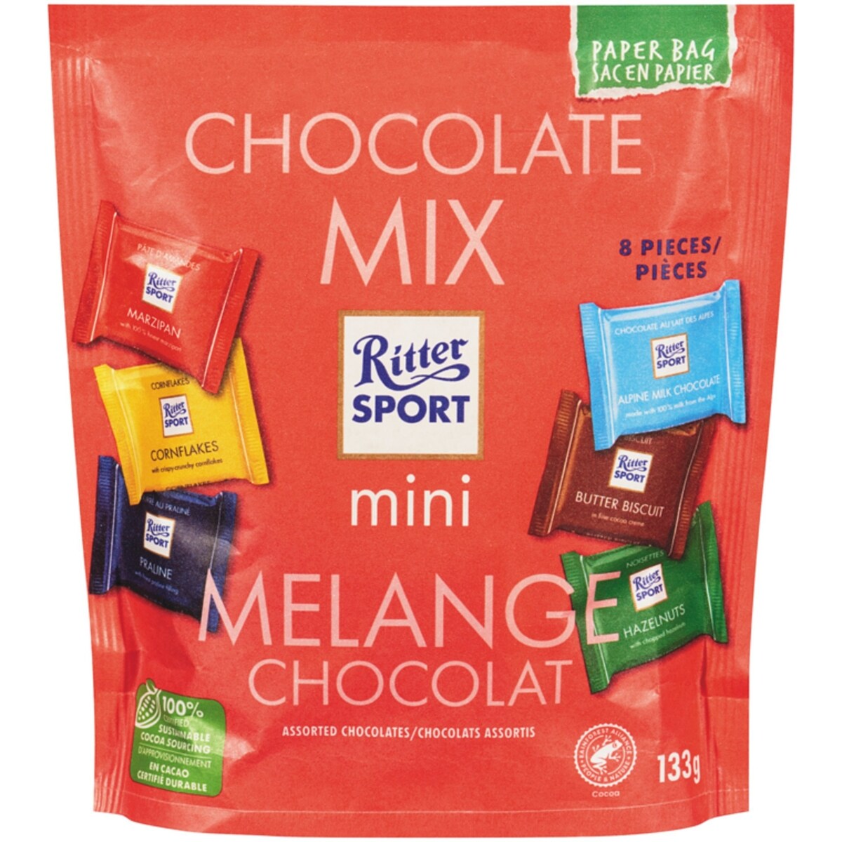 Mini melange chocolat chocolats assortis