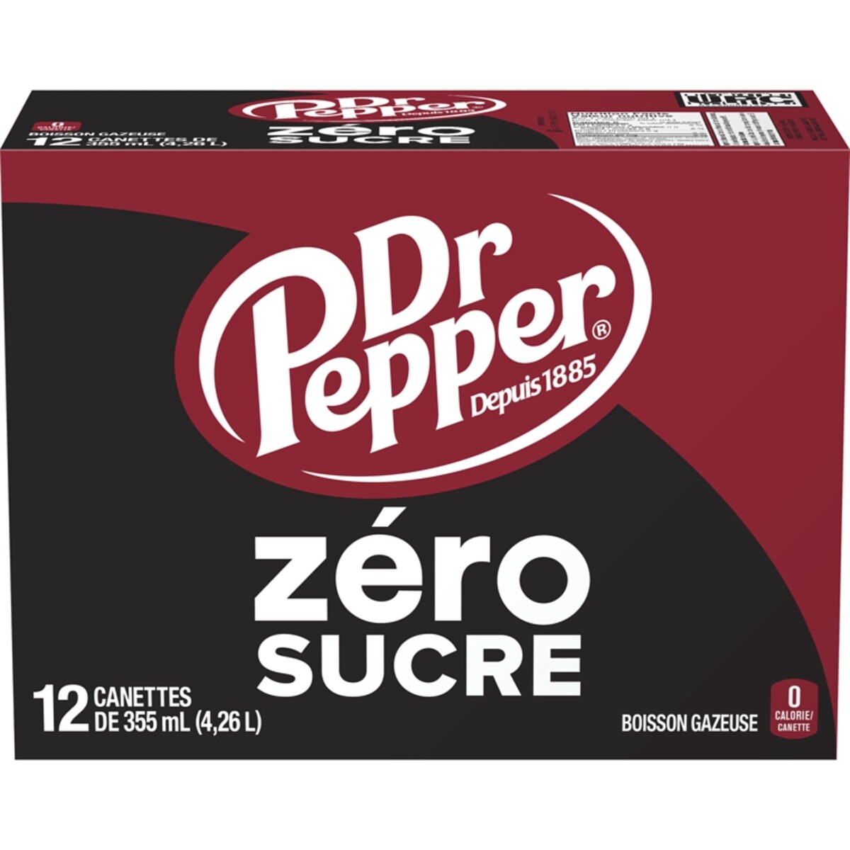 Boissons aromatisées Zero Sugar paquet de 12