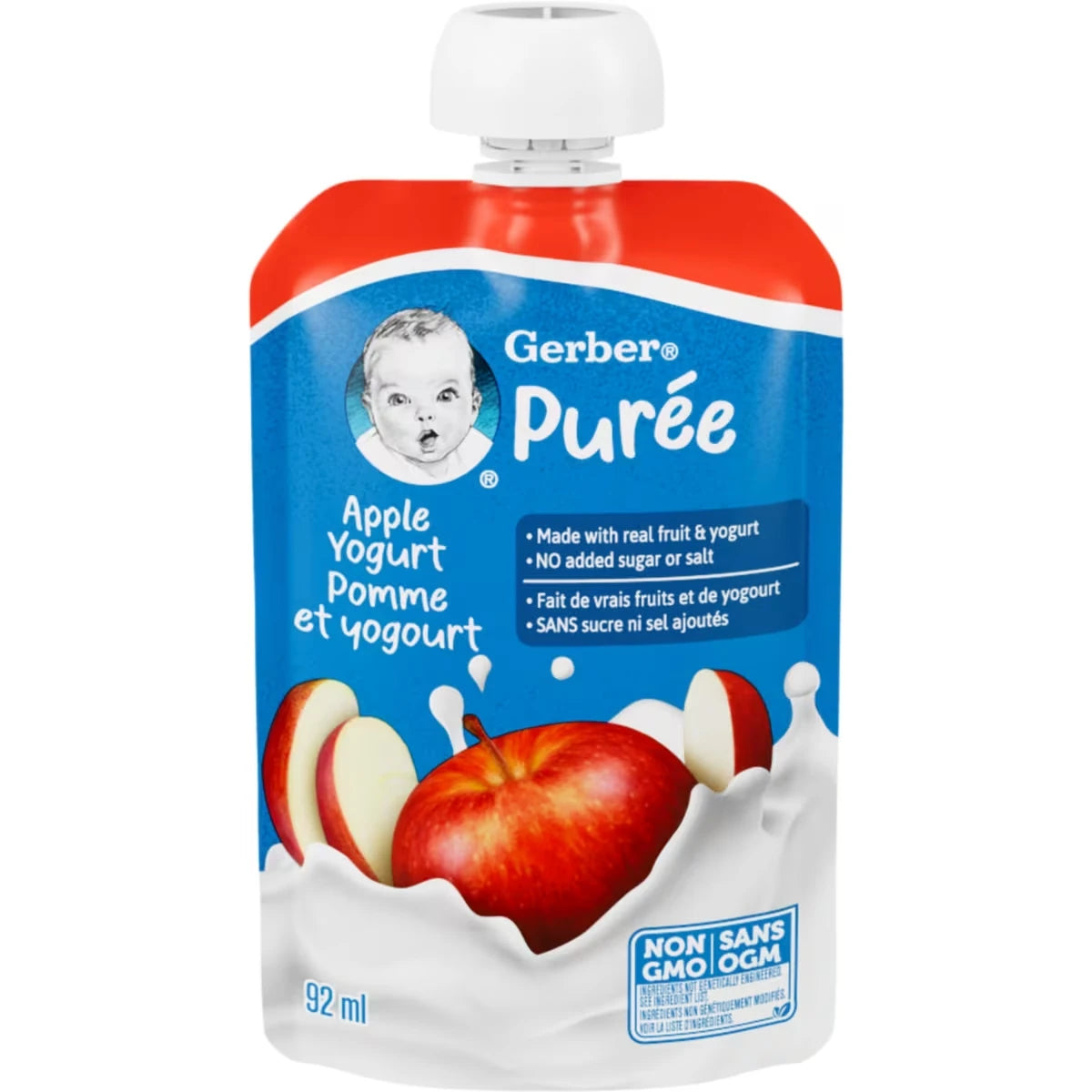 Purée Pomme et yogourt, pour bébés