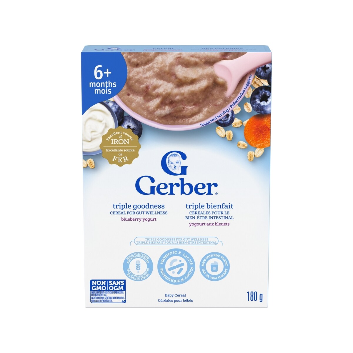 Céréales pour bébés Yogourt aux bleuets
