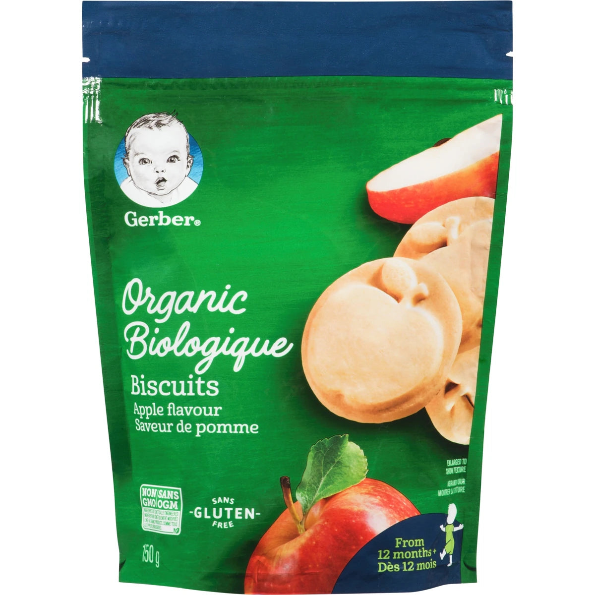 Biscuits Bio Coll. pour Tout-Petits Saveur Pomme