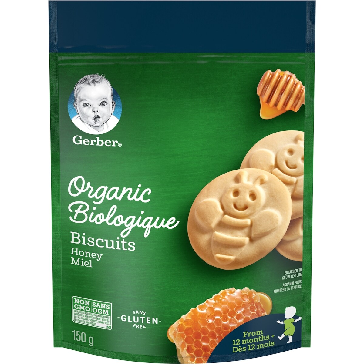 Biscuits Biologique Coll. pour Tout-Petits Miel