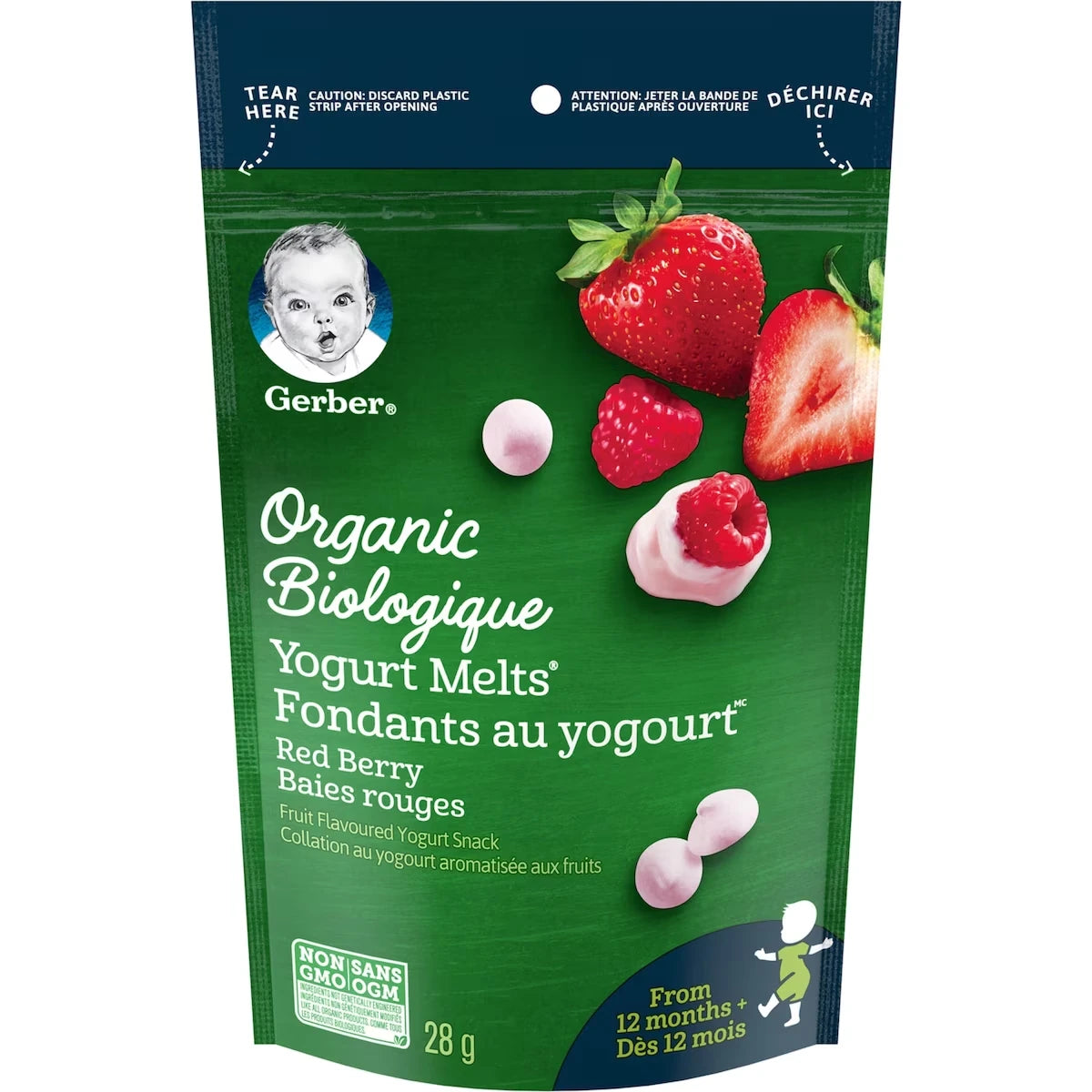Fondants Au Yogourt(Mc) Biologique Baies Rouges