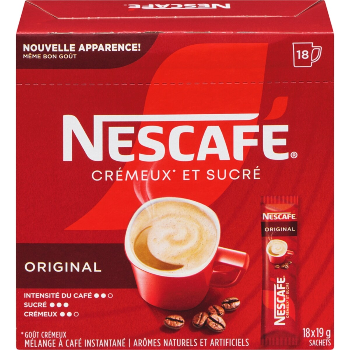 Mélange à café instantané Crémeux et sucré Original