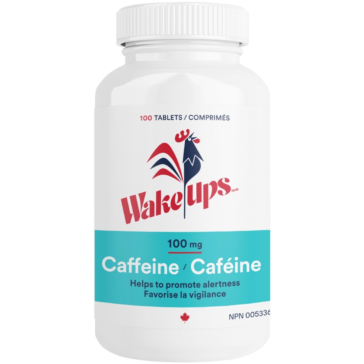 Comprimés de caféine, 100 mg
