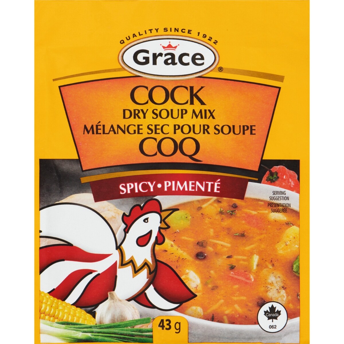 Mélange sec pour soupe coq pimenté