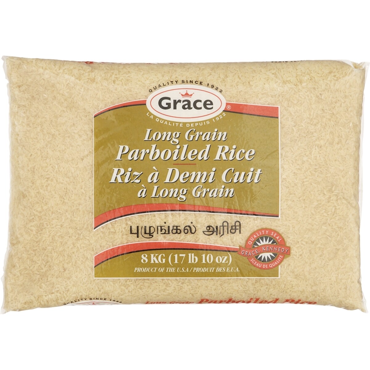 Riz à demi cuit à long grain