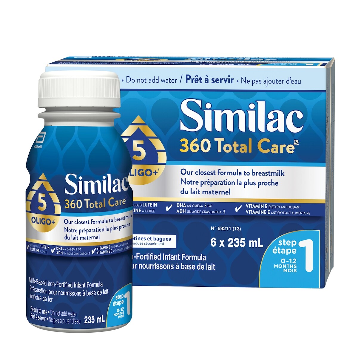 360 Total Care Étape 1 Pret-à-servir 6x235 mL