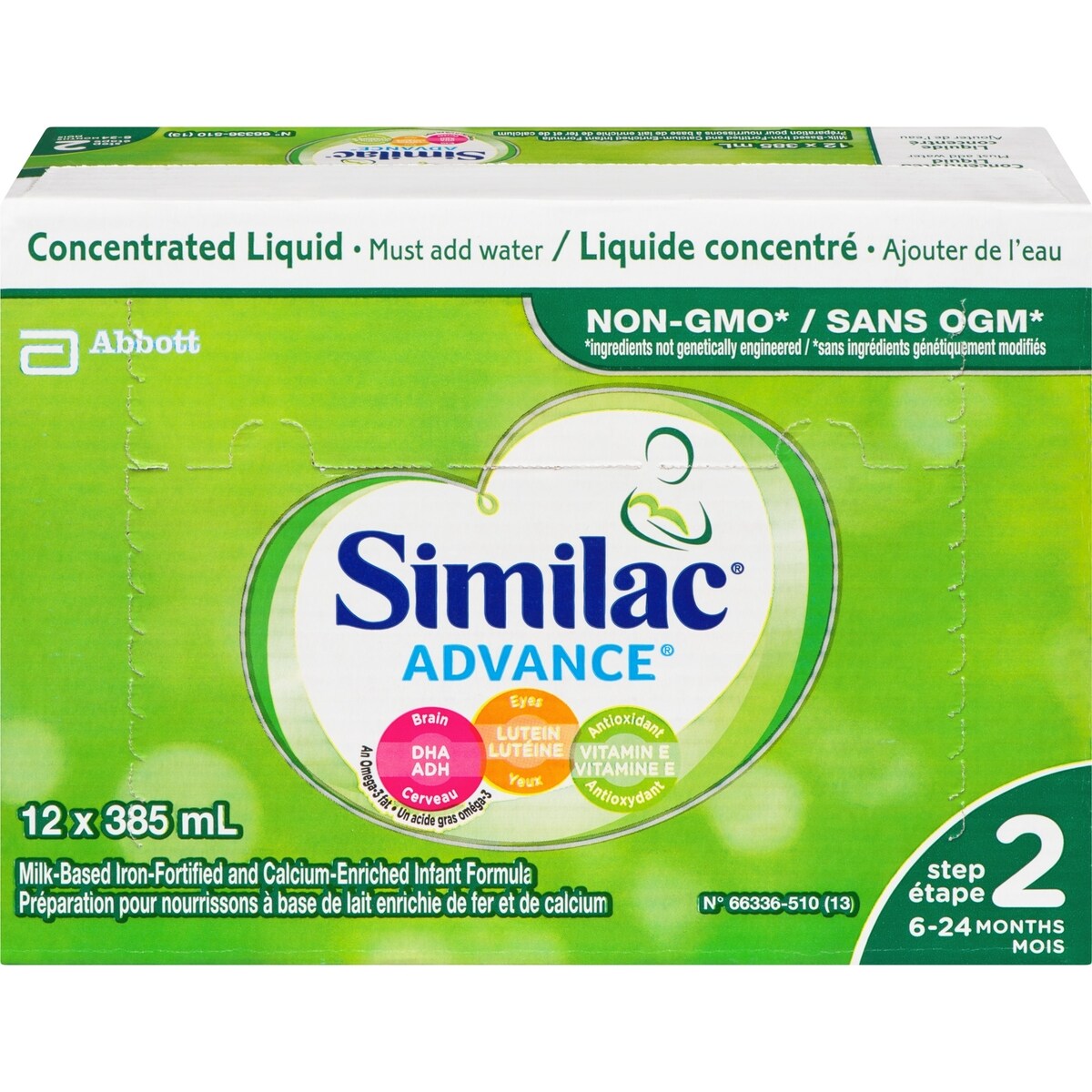 Advance Étape 2 - Préparation En Liquide Concentré, 12 X 385 Ml