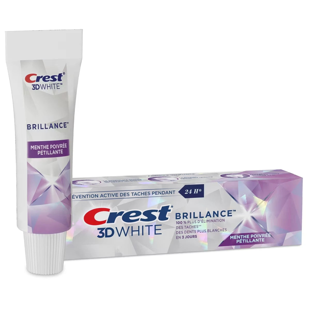 3D White Brillance – Dentifrice Menthe poivree petillante – 20 ml
