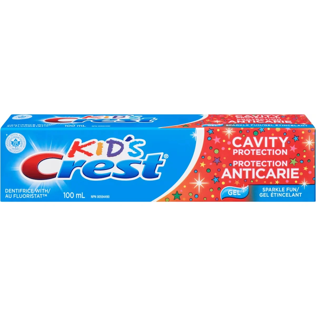 Dentifrice pour enfants Protection anticarie, Gel étincelant, 100 ml