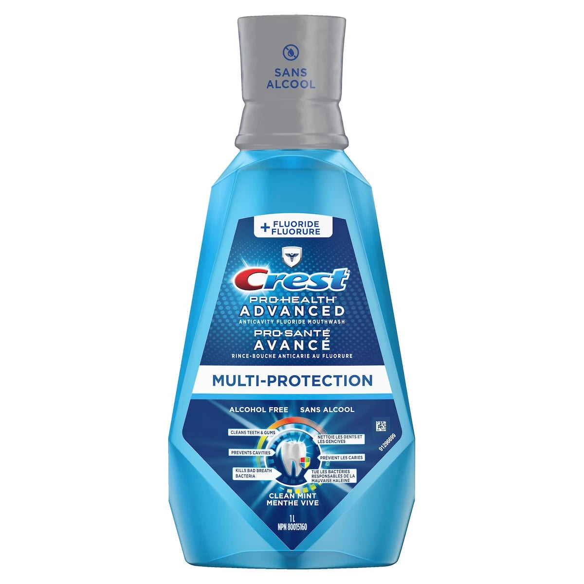 Rince-bouche Pro Santé Avancé avec agent extra nettoyant en profondeur Menthe fraîche – 1 L