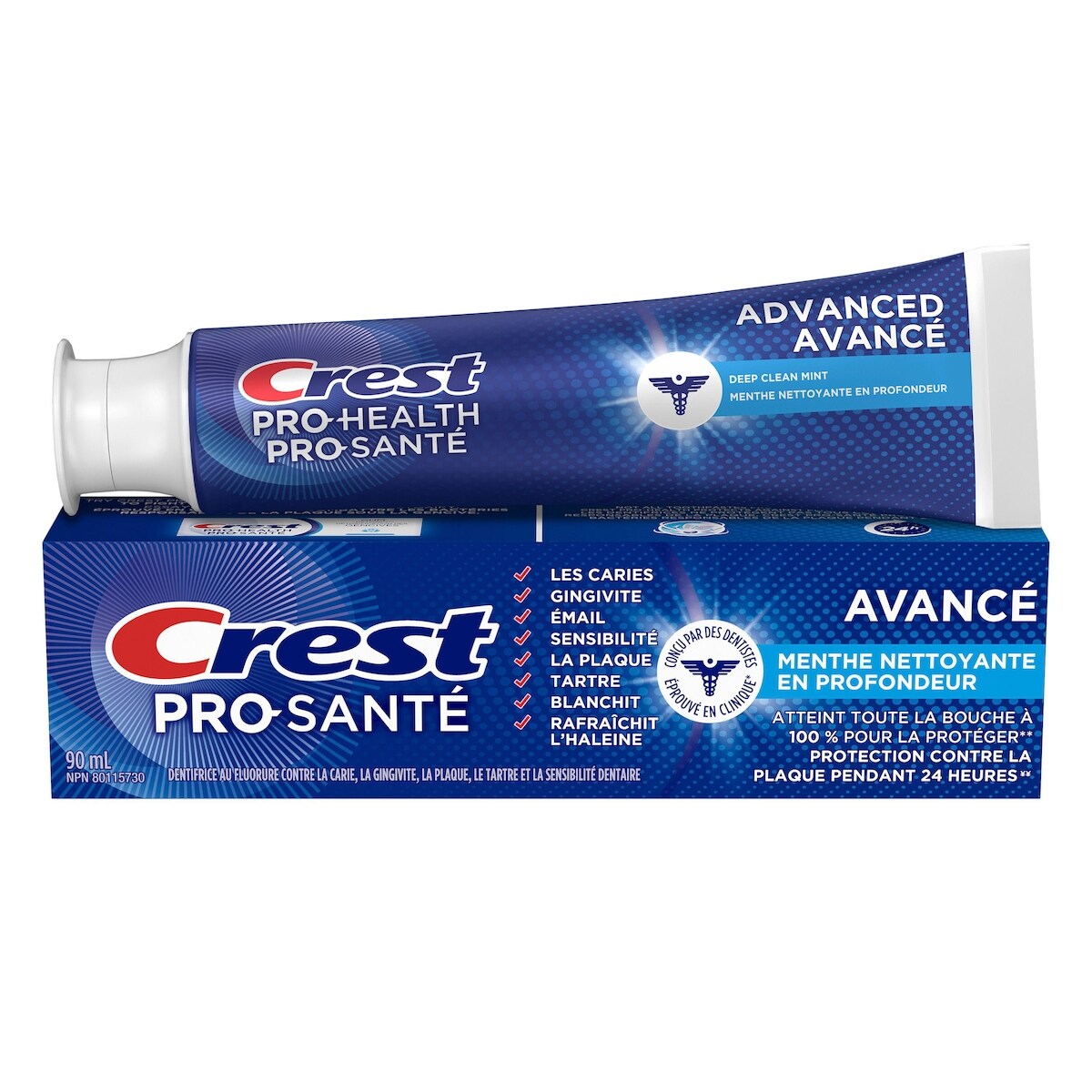 Dentifrice Pro-Santé Avancé Menthe nettoyante en profondeur, 90 mL