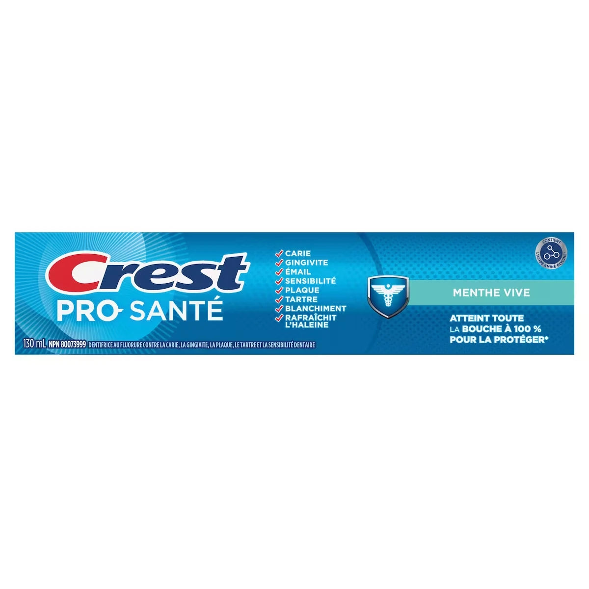 Le dentifrice Crest Pro-Santé Menthe Pure Originale