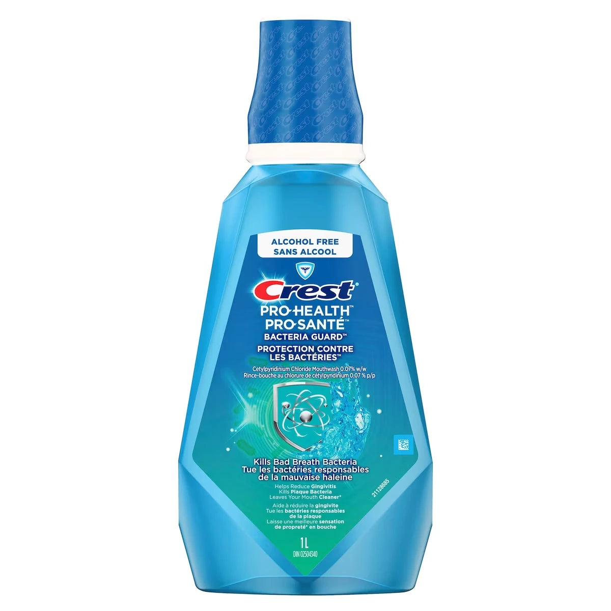 Rince-bouche Protection contre les bactéries, 1,5 % de peroxyde d’hydrogène, Menthe, 1 L
