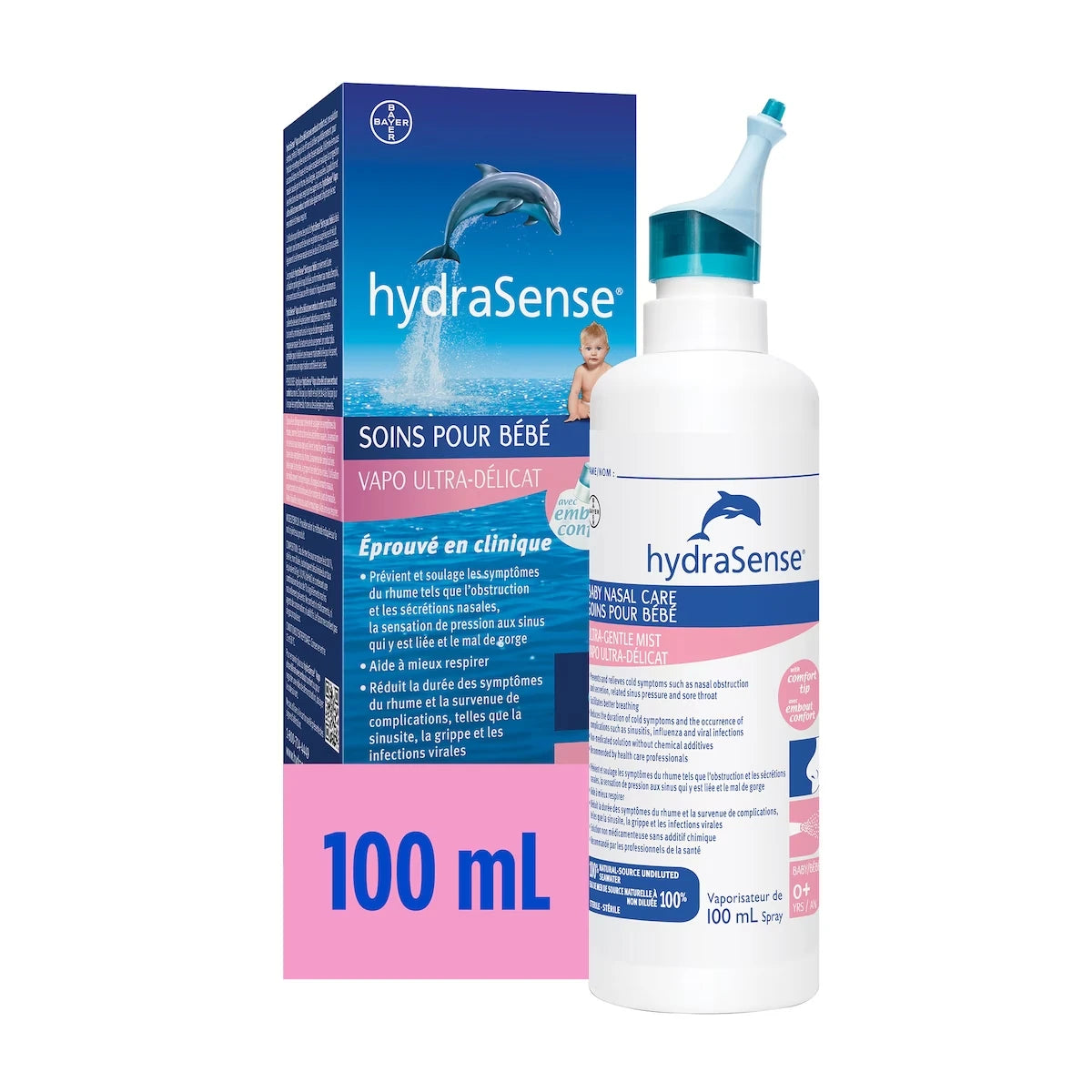 Vaporisateur Nasal Vapo Ultra-D�Licat, Soins Du Nez Pour B�B�, Eau De Mer De Source Naturelle à 100 %, Sans Agents De Conservation, 100 Ml