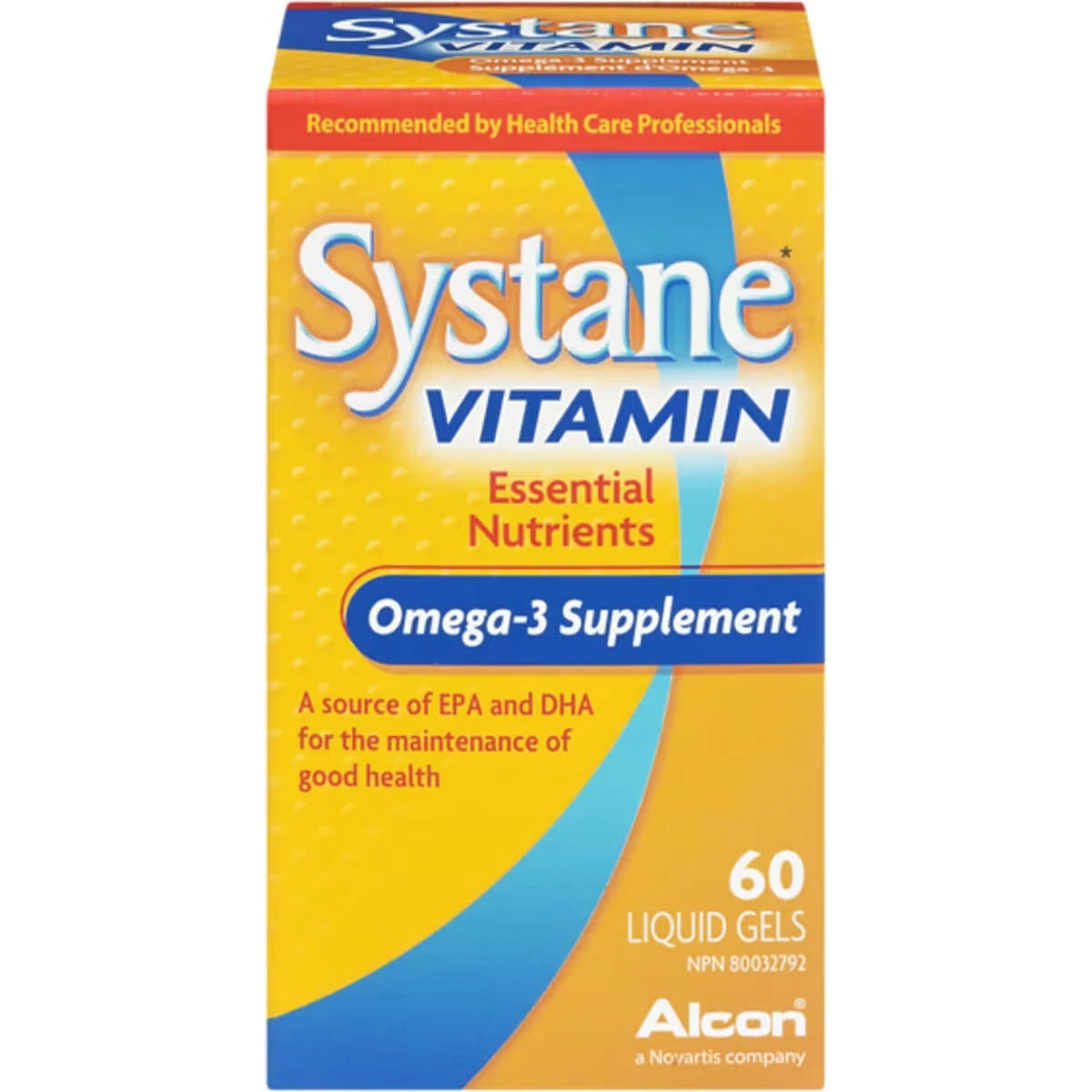 Supplément D'Oméga-3 Vitamine oculaire contre la sécheresse oculaire