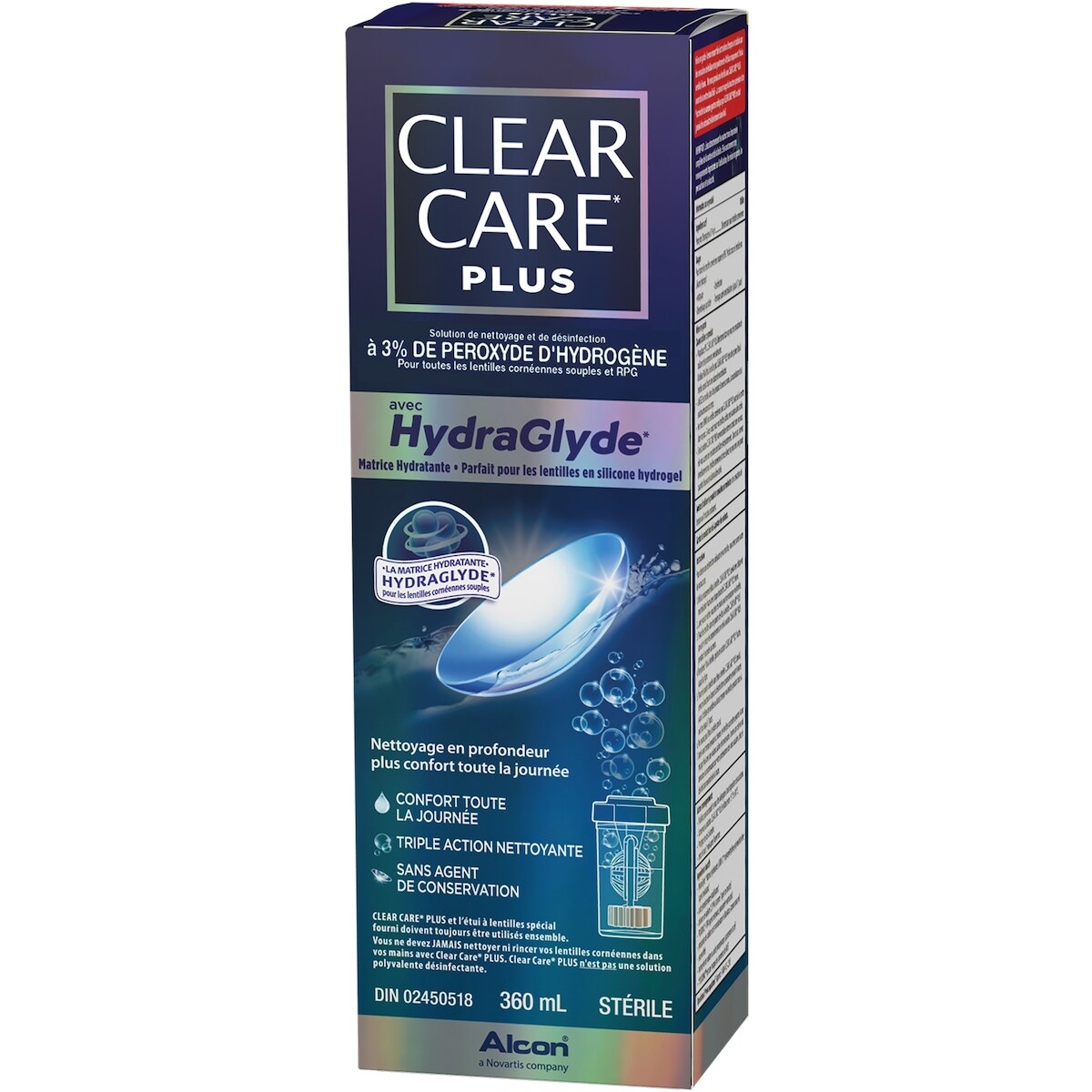 PLUS Solution nettoyante et désinfectante avec HydraGlyde