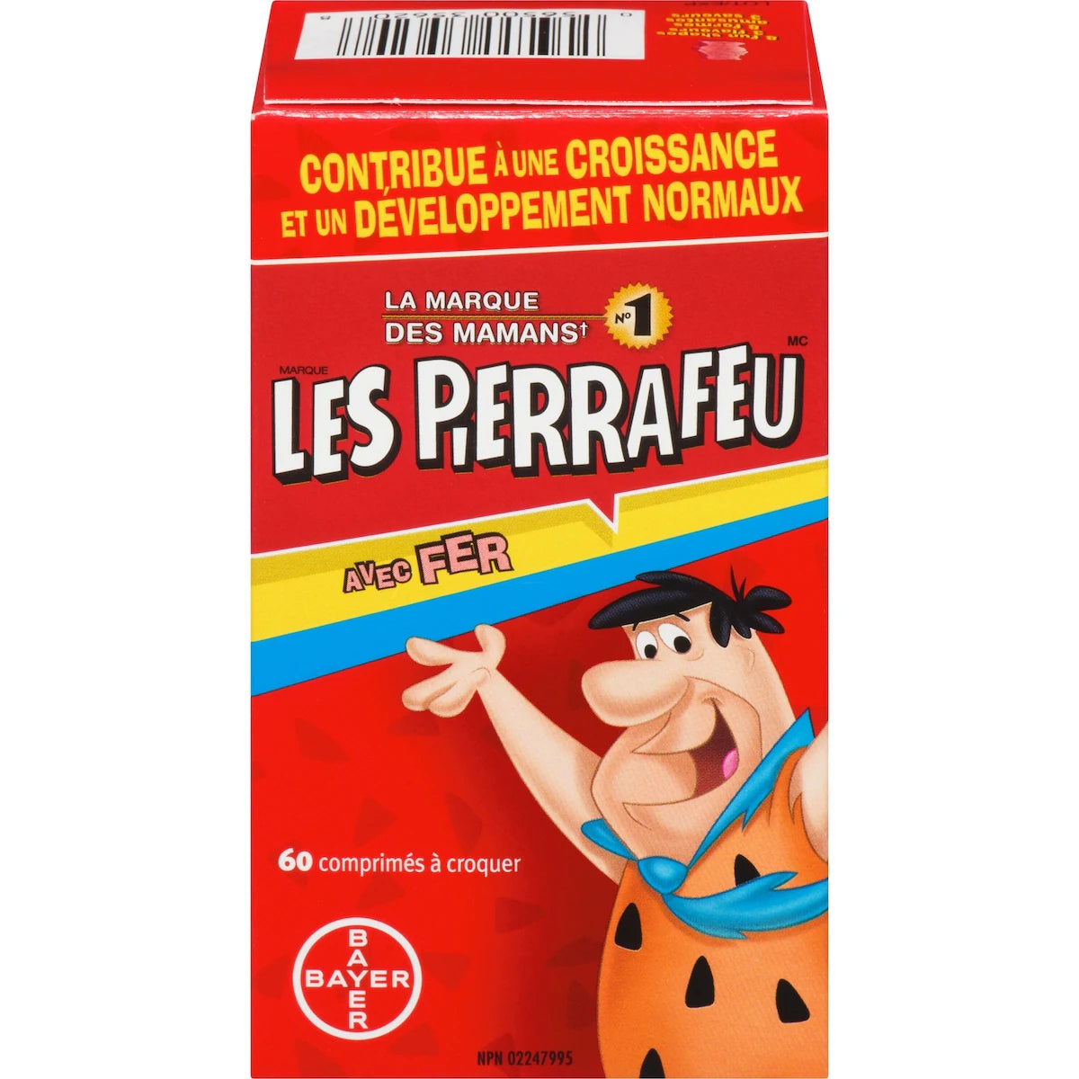 Multivitamines à Croquer Pour Enfants Les Pierrafeu Plus Fer, Aident à La Croissance Et Au D�Veloppement Normaux
