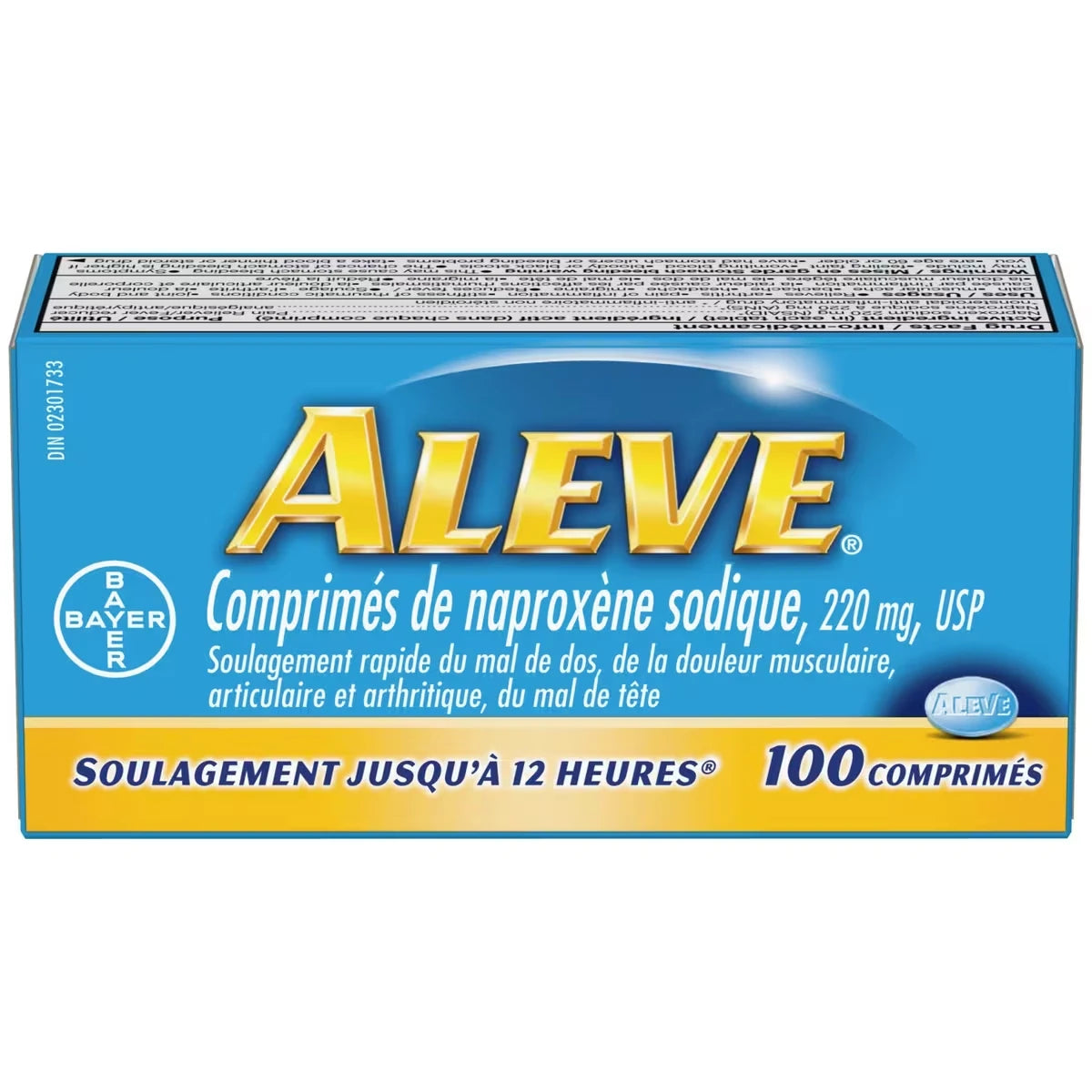 Pour Le Soulagement De La Douleur, éProuv� En Clinique, à Action Rapide Et Durable, Naprox�Ne Sodique, 100 Caplets