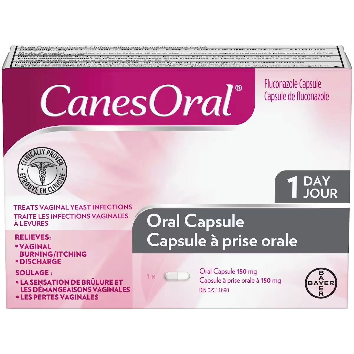 �, Capsule Contre Les Infections à Levures, éProuv� En Clinique, 1 Dose