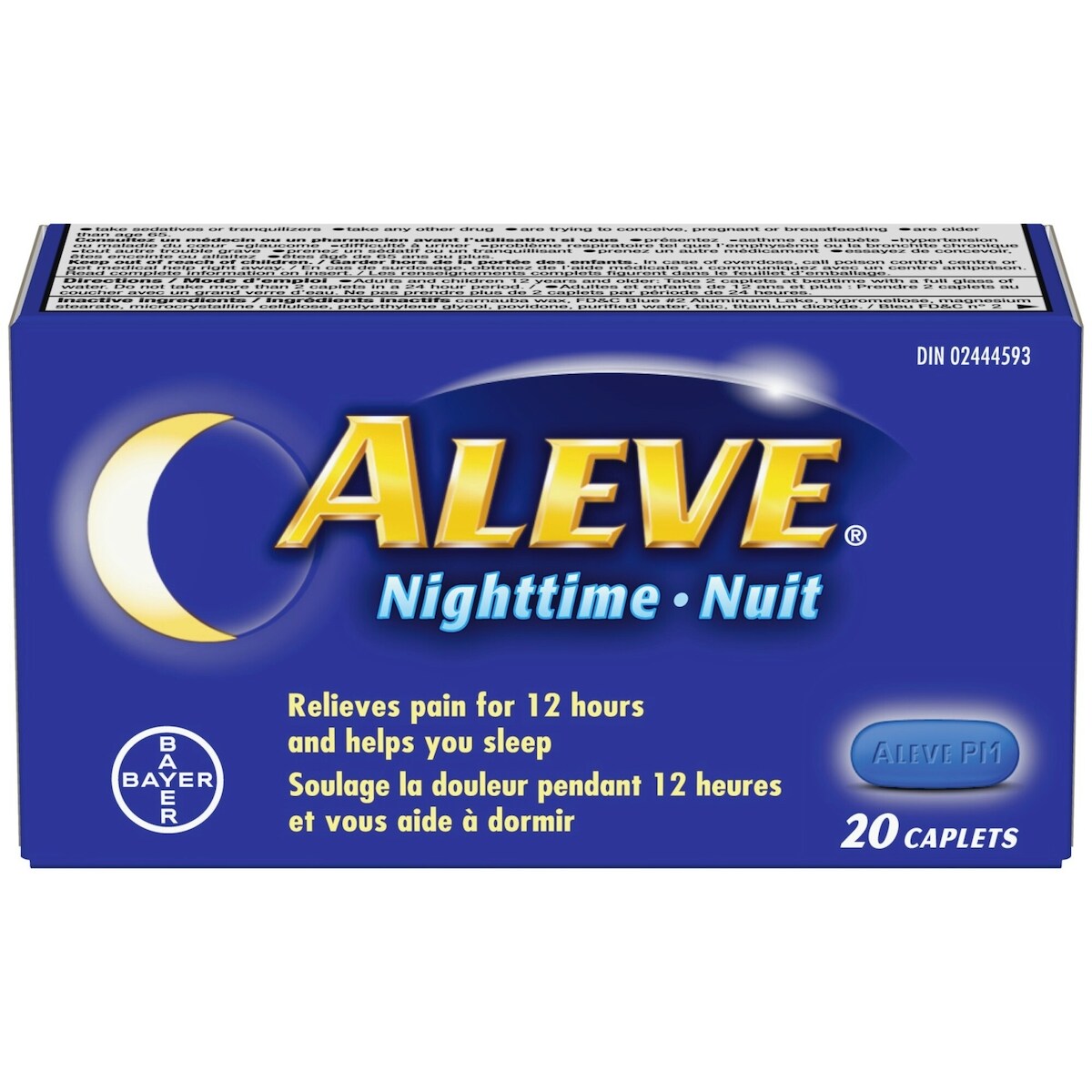 Nuit, Analg�Sique Et Aide-Sommeil, Naprox�Ne Sodique, 20 Caplets