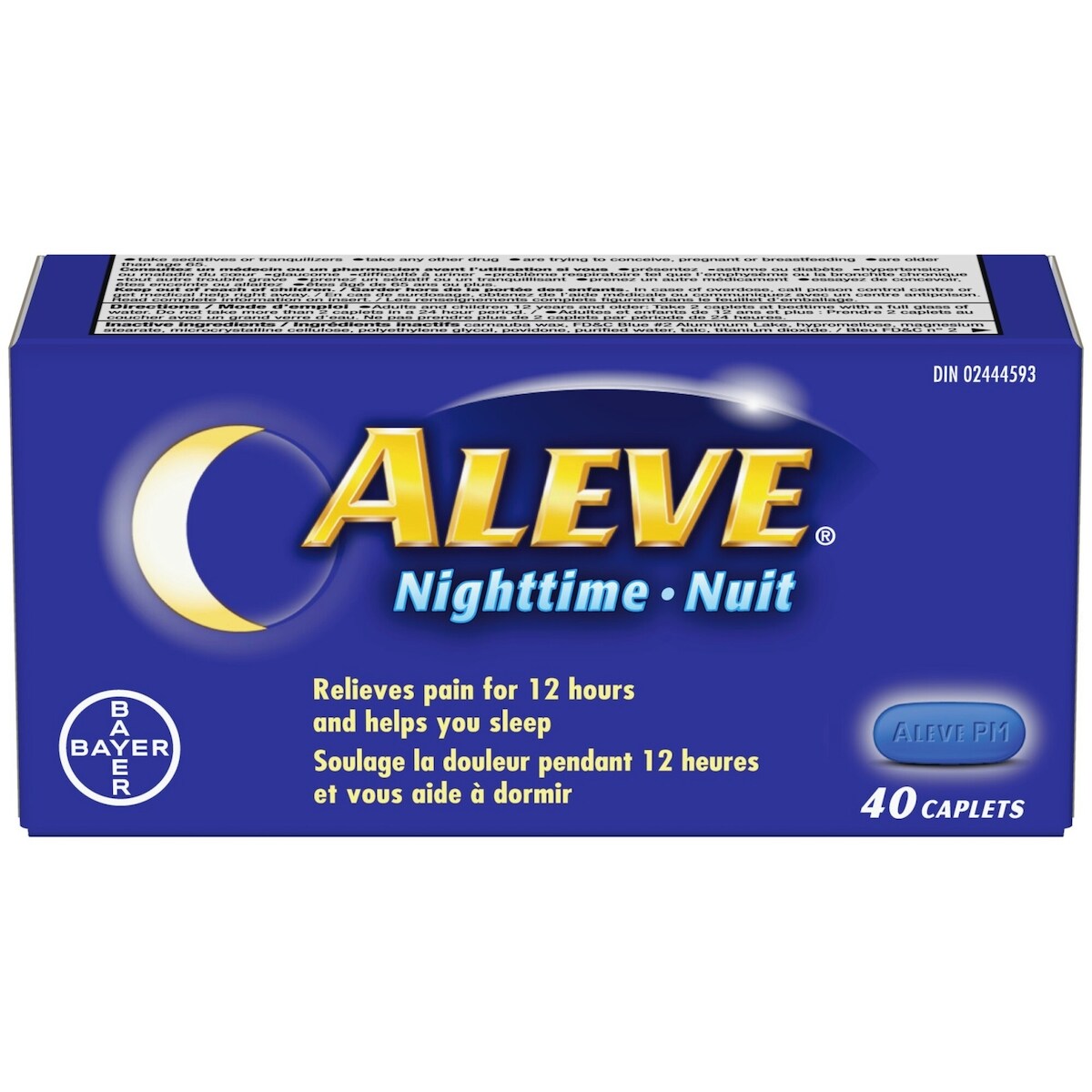 Nuit, Analg�Sique Et Aide-Sommeil, Naprox�Ne Sodique, 40 Caplets