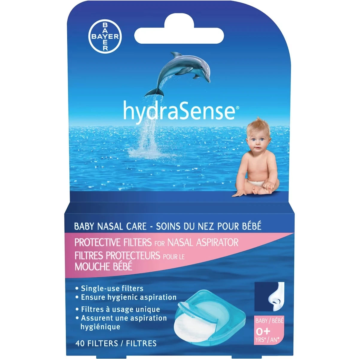 Filtres Protecteurs Pour Mouche B�B� , Soins Du Nez Pour B�B�, Usage Unique, 40 Filtres