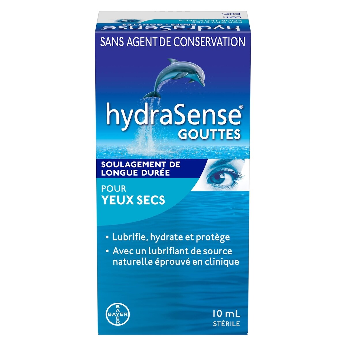 Gouttes Oculaires Pour Yeux Secs, Soulagement Rapide Et Durable, San Agent De Conservation, Lubrifiant De Source Naturelle, 10 Ml