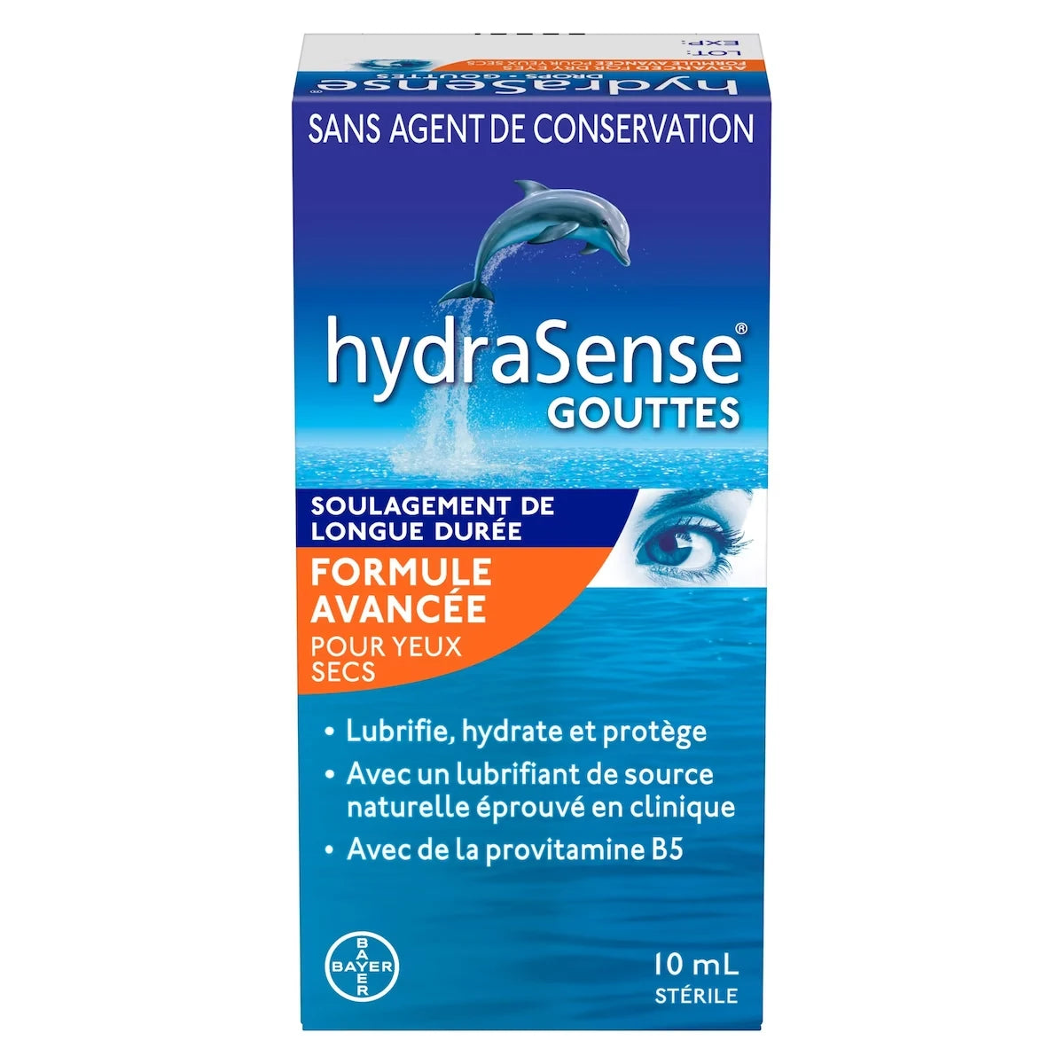 Gouttes Oculaires Formule Avanc�E, Pour Yeux Secs, Sans Agent De Conservation, Lubrifiant De Source Naturelle, Avec Provitamine B5, 2 X 10 Ml