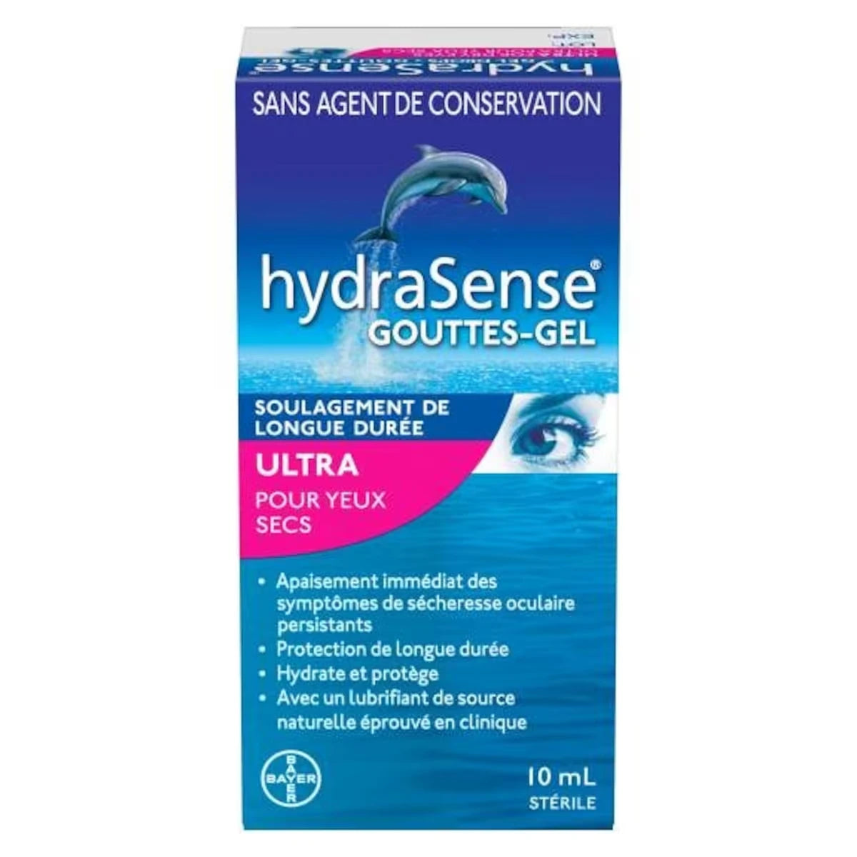 Gouttes Oculaires Ultra Pour Yeux Secs, Soulagement Rapide Et Longue Dur�E, Sans Conservateur, Lubrifiant De Source Naturelle, 10 Ml