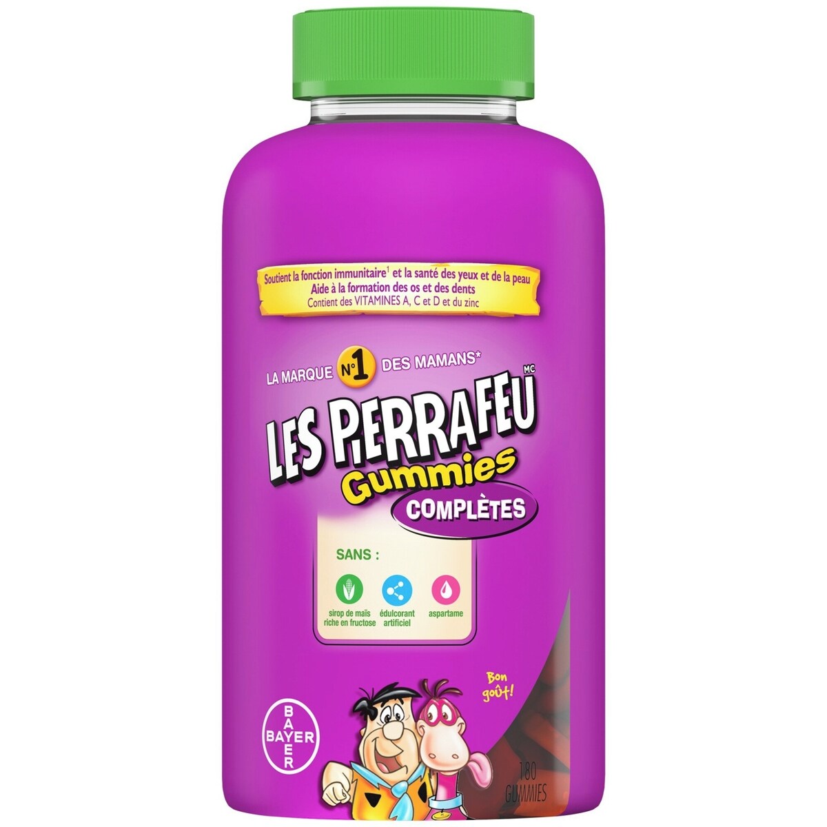 Multivitamines Pour Enfants Les Pierrafeu Gummies Compl�Tes � Multivitamines Pour Enfants, Multivitamines Sous Forme De Gummies Contribuant Au Maintien D'Une Bonne Sant�, Sans Aspartame Ni Colorant Synth�Tique Fd&C, 180 Gummies