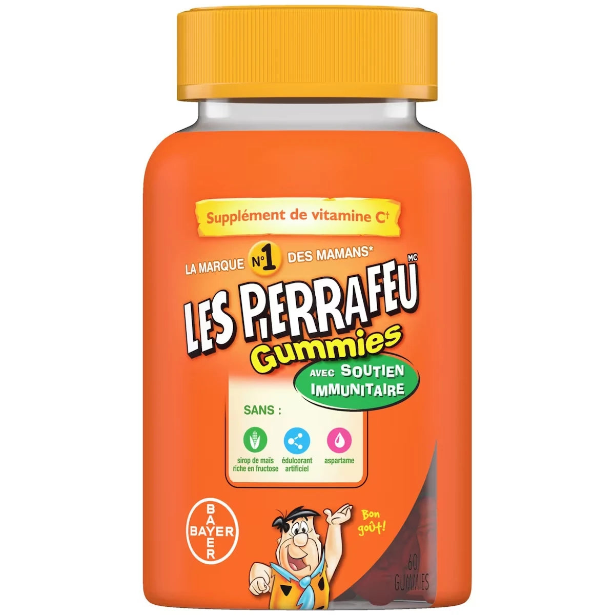 Multivitamines Pour Enfants Les Pierrafeu Gummies Avec Soutien Immunitaire � Multivitamines Pour Enfants Sous Forme De Gummies Avec Zinc Et Un Suppl�Ment De Vitamine C‡, Sans éDulcorant Artificiel, Aspartame Ni Colorant Synth�Tique Fd&C, 60 Gummies