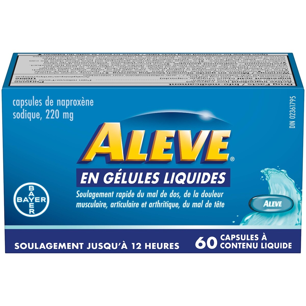 Gélules liquides 60u