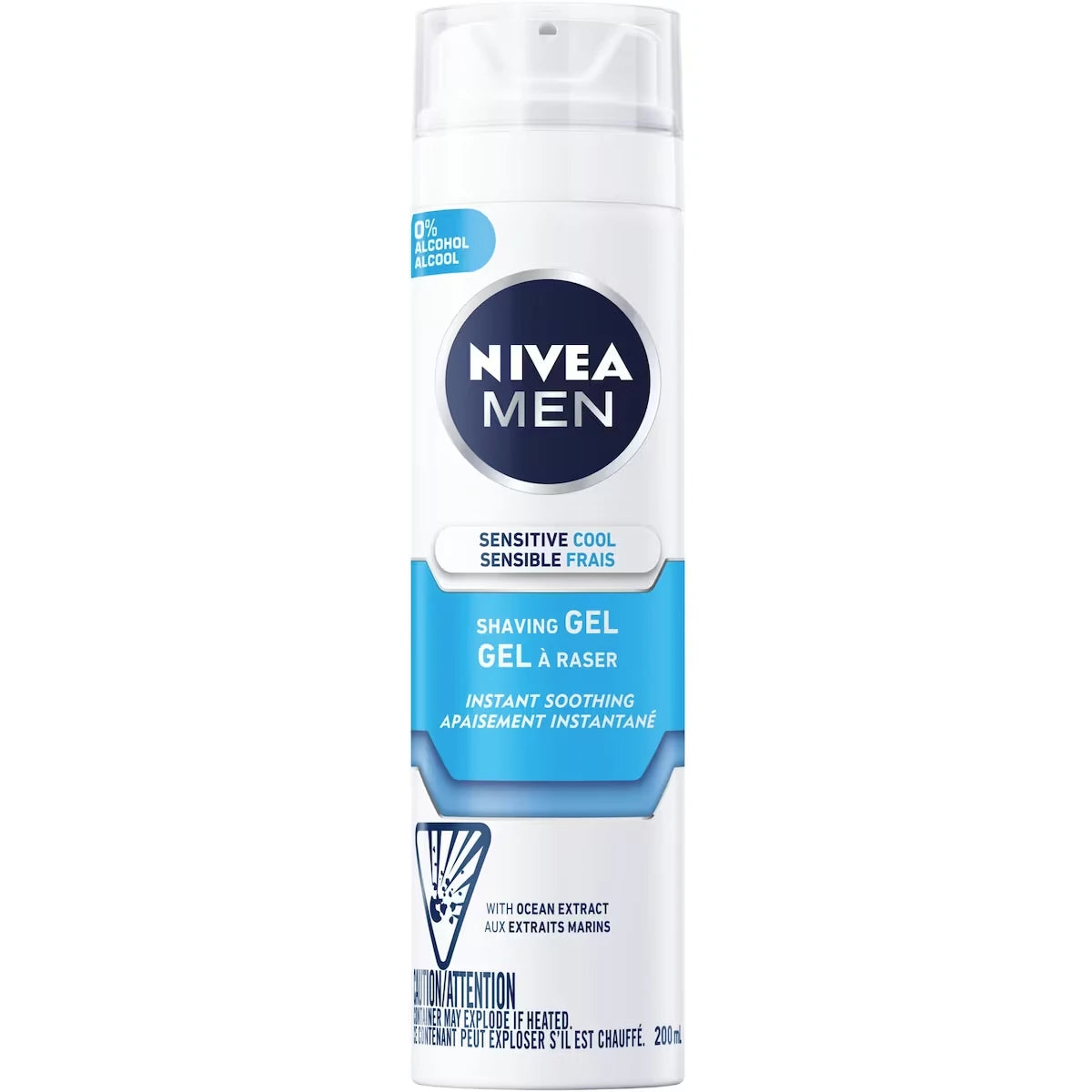 Gel à Raser Rafra�Chissant Peau Sensible Men
