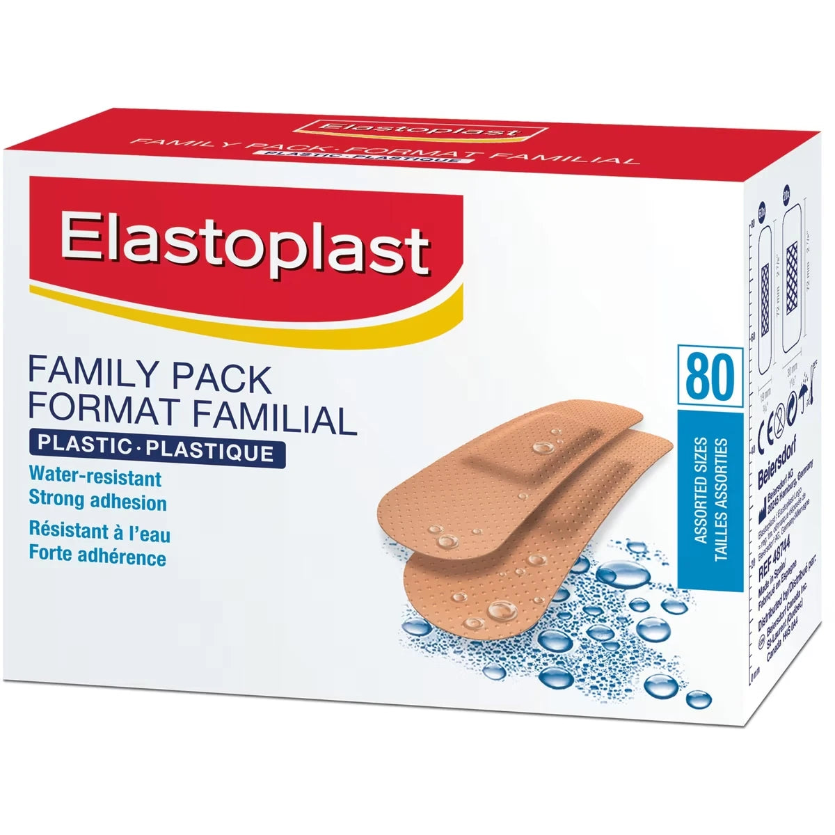 Plastique, Bo�Te De 80 Format Familial