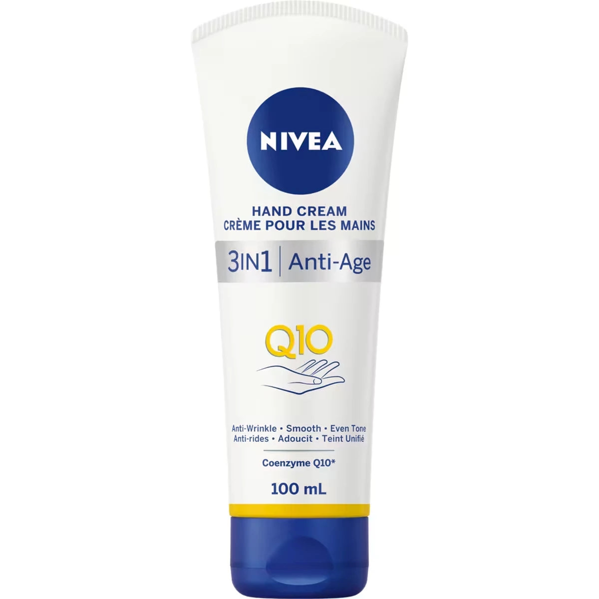 Crème pour les mains 3-en-1 Q10 Anti-Âge